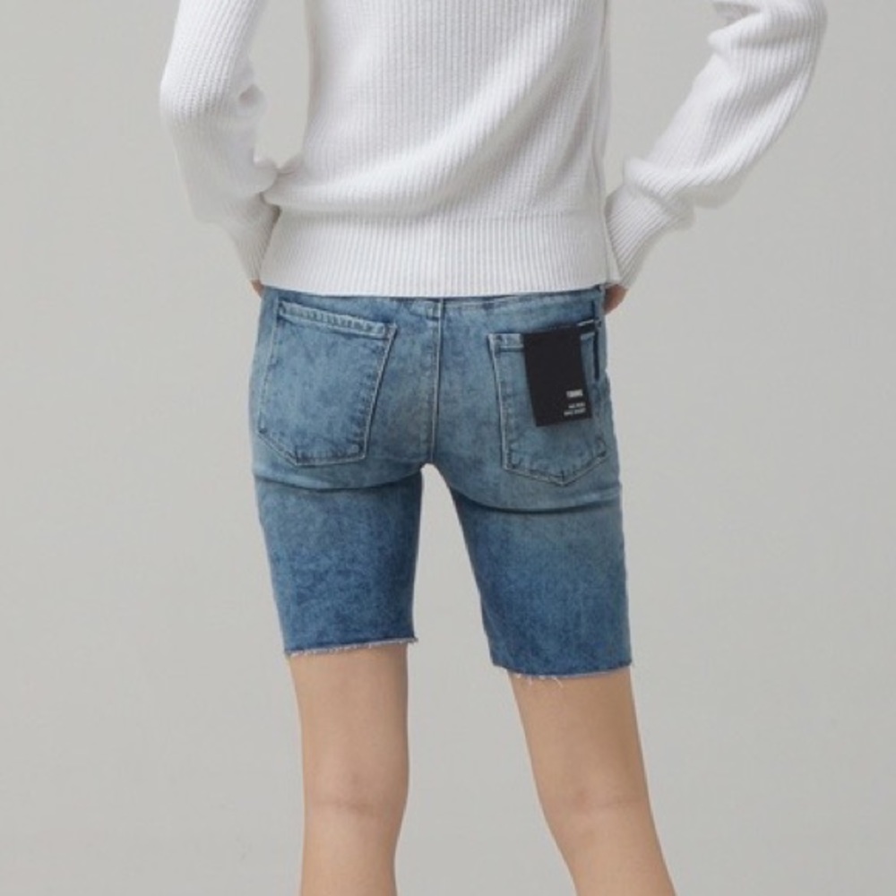 RtA Toure Cycle Short in Riviera Blue NWT Size 23 - Picture 2 of 9